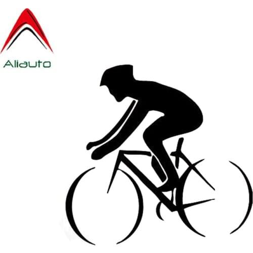 Aliauto Funny Car Sticker Life Is Like Riding A Bicycle Vinyl Accessories PVC Decal for Kia Sportage Mercedes Honda,10cm*10cm