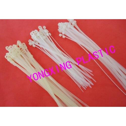 100pcs/bag 4.8x250 nylon monted with hole self-locking cable tie bundle