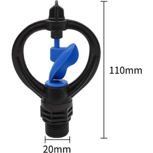 5PCS 1/2Inch 360 Degree Irrigation Automatic Rotary Nozzle Sprinkler Garden Lawn Watering Sprinkler