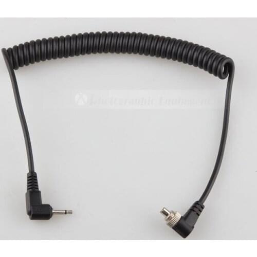 50PCS Camera Flash Cable Flash Light PC-2.5 Sync Cable PC Line 2.5mm to Male Flash Plug 30-100cm for Camera Flash Trigger