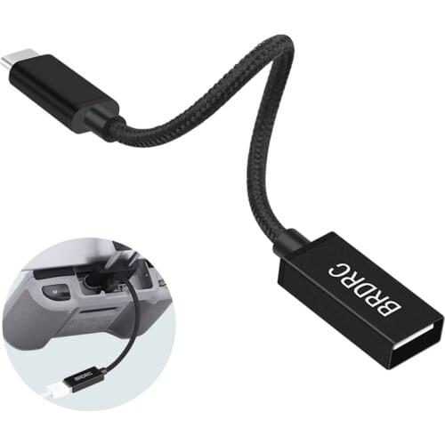 USB C TO USB A OTG Adapter For DJI Mavic AIR 2/2S MINI 2/FPV Goggles V2 /Mobile Phones/ Tablets