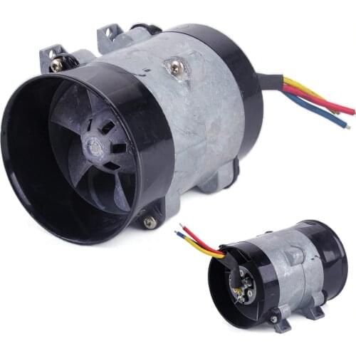 Car Auto High Speed Electric Turbine Power Turbo Charger Tan Boost Air Intake Fan Accessories