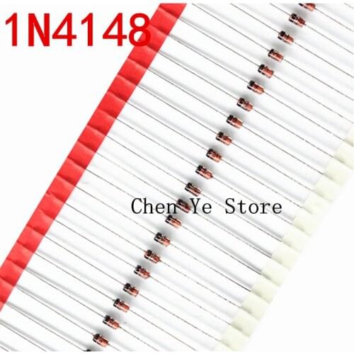 Free Shipping 500PCS 1N4148 IN4148 4148 1N4148-AT DO-35 High-speed switching diodes