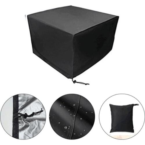 Black Polyester Waterproof Case Outdoor Patio Furniture Dust Rain Cover for Home Furniture Chair Table Protect Bag FC45