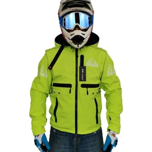 Spring and Autumn Winter Waterproof Cross-country Jacket Soft Case Coat Cross-country Motorcycle Rider jacket