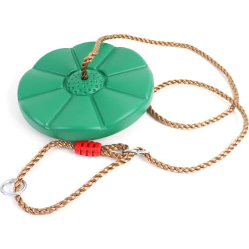 Hot Sale Outdoor Playground Hanging Garden Play Entertainment Activity Swing Disc Toy Seat Kids Swing Round Rope Swings