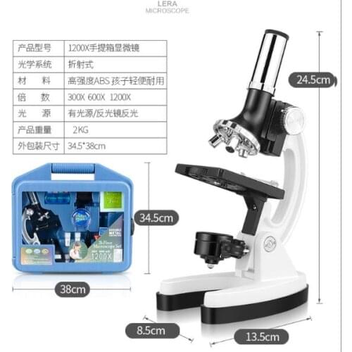 Childrens microscope professional biological testing science experiment equipment high-power microscope
