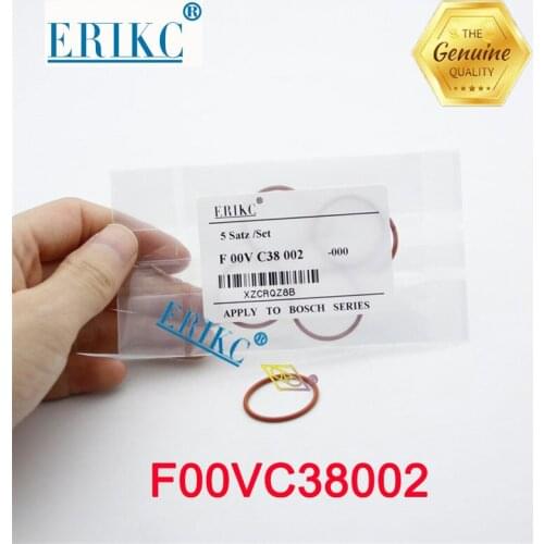 ERIKC F00VC38002 Common Rail Seal O-ring F 00V C38 002 and Truck O Ring F00V C38 002 for 0445110# Injector Solenoid Valve