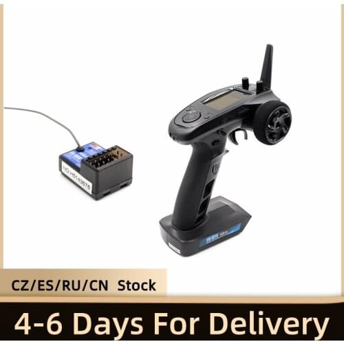 FlySky FS-GT5 2.4G 6CH RC Transmitter Remote Controller with FS-BS6 Receiver for RC Car Crawler Boat Vehicle RC Model Parts