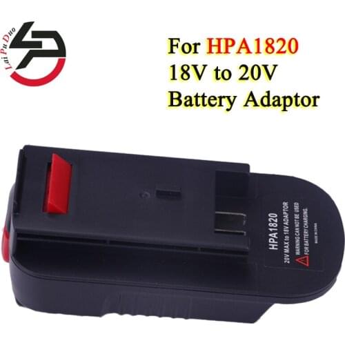 HPA1820 For Black&Decker For Stanley For Porter 18V To 20V Battery Convertor Adapter