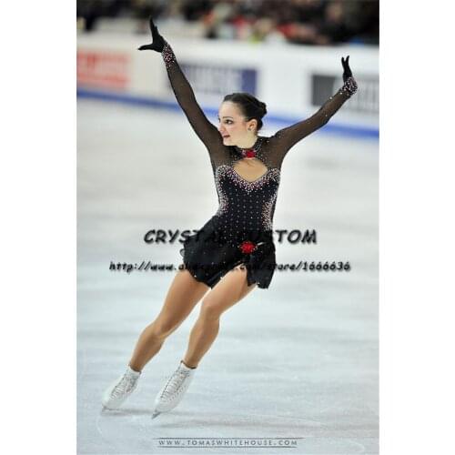 Crystal Custom Figure Skating Dresses Girls New Brand Ice Skating Dresses For Competition DR4560