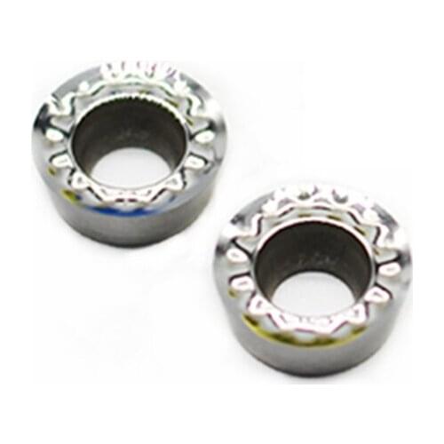 20pcs RPGT08T2 MO AK H01 Aluminum cutter blade Insert Cutting Tool turning tool CNC Tools AL +TIN Alloy wood face milling