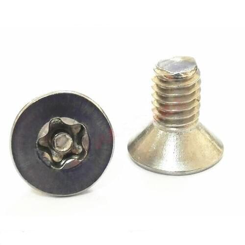 M5 Five-pointed Star Socket Countersunk Head With Column Screws Torx TX Bolts M5x12mm (30Pcs)