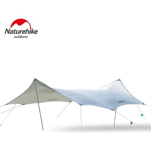 Naturehike Silver Coated Sunscreen Large 8-10 person Awning Car Block Rain Water Resistant Ultra Large Camping Pergola