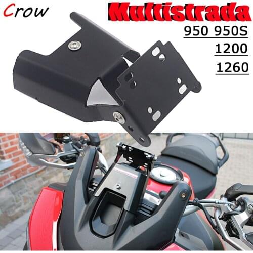 New For Ducati Multistrada 950 S from 2017 1260 from2018 Enduro from 2016 Motorcycle Mobile Phone Stand Holder GPS Plate Bracket