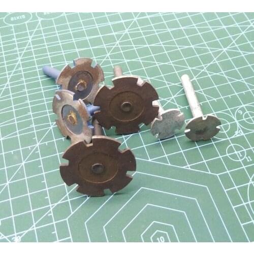 New 1Pcs OD 40mm/35mm/21mm Snowflake Sintered Diamond Grinding Wheel 6mm Shank 46# Gravestone Marble Engrave Carving Tools