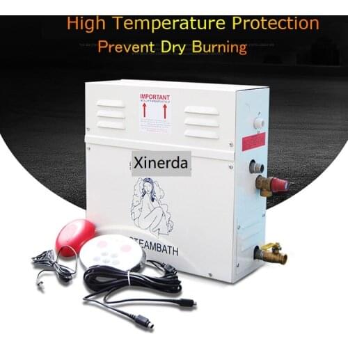 Steam Generator Sauna Steam Bath Machine For Home Sauna Room SPA Shower Fumigation Machine With Digital Controller 4.5KW
