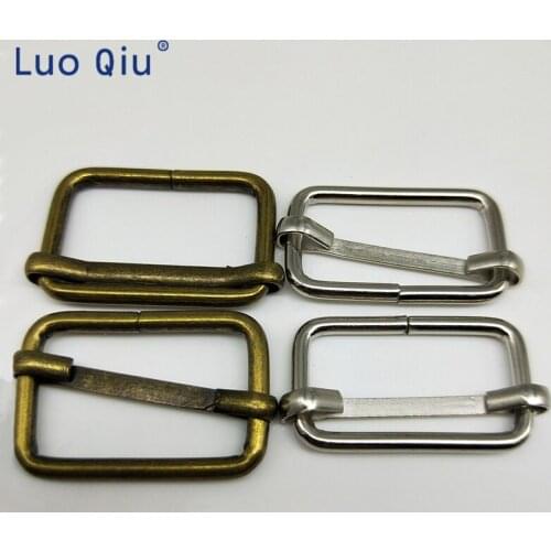 Third gear deduction suspender clips Silver Bronze Webbing adjustment buckle suspenders buckles Belt Slider 5 pcs/lot 2cm