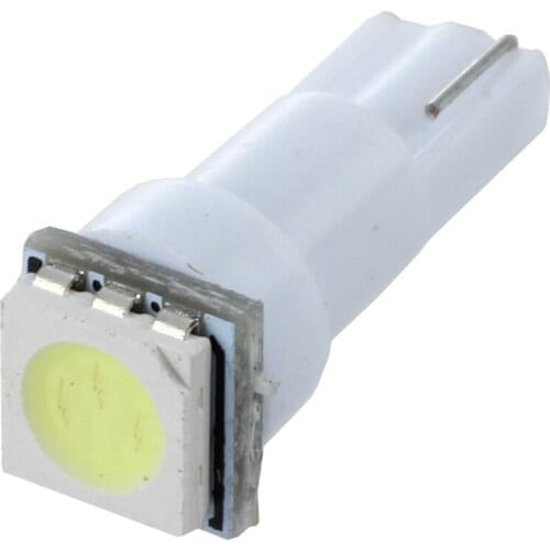 Promotion! 10X Car T5 5050 SMD Dashboard White 1-LED bulbs light lamp 74 37 286 18 27 12v