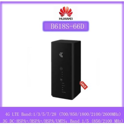 Unlocked Huawei B618 B618S-66D Cat11 600Mbps 4G LTE Modem CPE 4G LTE Router fdd 700/850/1800/2100/2600 MHz