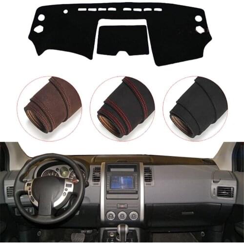 Console Dashboard Suede Mat Protector Sunshield Cover Fit For Nissan X-Trail 2008-2013