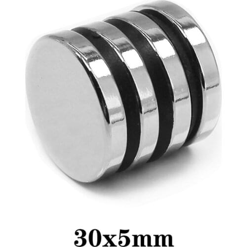 1/2/3/5/10/20PCS 30x5 Super Powerful Strong Magnetic Magnets 30mmx5mm Permanent Neodymium Magnets 30x5mm Round Magnet 30*5