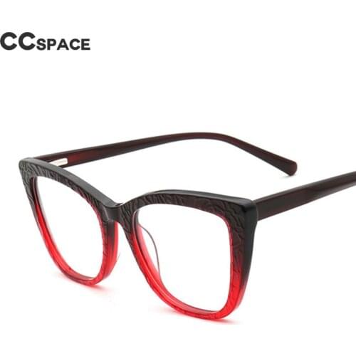 46707 Luxury Plate Square Cat Eye Glasses Frame Retro Male and Female Optical Fashion Computer Eyeglasses