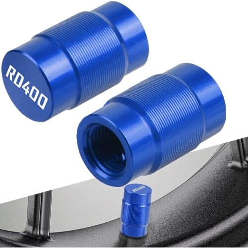 For Yamaha RD400 RD 400 1976 1977 1978 1979 Motorcycle Accessories Wheel Tire Valve caps CNC Aluminum Airtight Covers