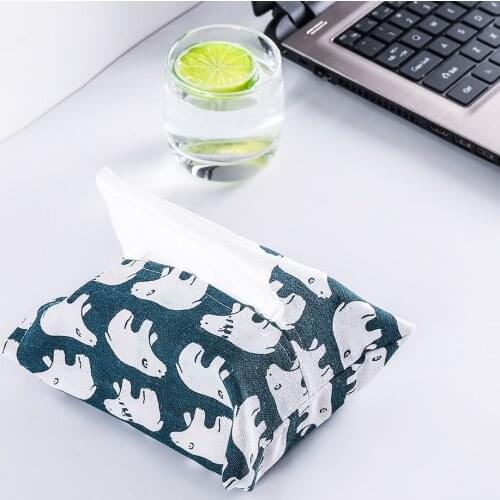 Paper Container Case Cotton Napkin Holder Cover Pumping Paper Storage Box Linen Tissue Box Paper Towels Bag paper Bag