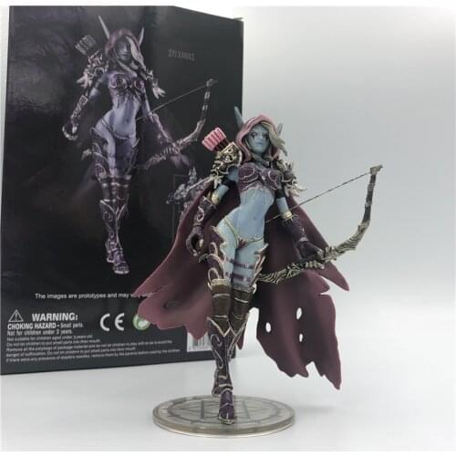 Collection Sylvanas Sylvanas Dark Traxex Windrunner Archery Queen PVC Action Figure Model 14cm