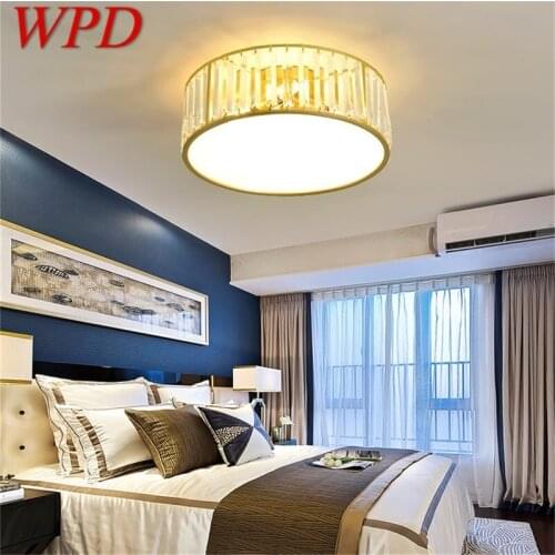 Crystal Ceiling Lighting Postmodern Luxury LED Lamp Fixtures Home For Bedroom Decoration