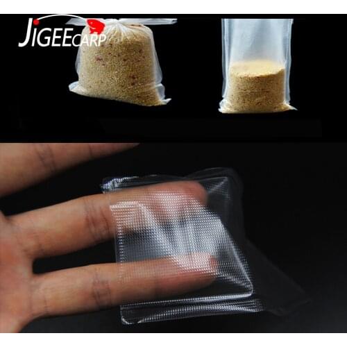 JIGEECARP 500PCS PVA Bags Carp Fishing Fast Dissolving Non Residue Coarse Fishing Tackle Carps Bait Bags 5x10 7x10 7x15 8x12