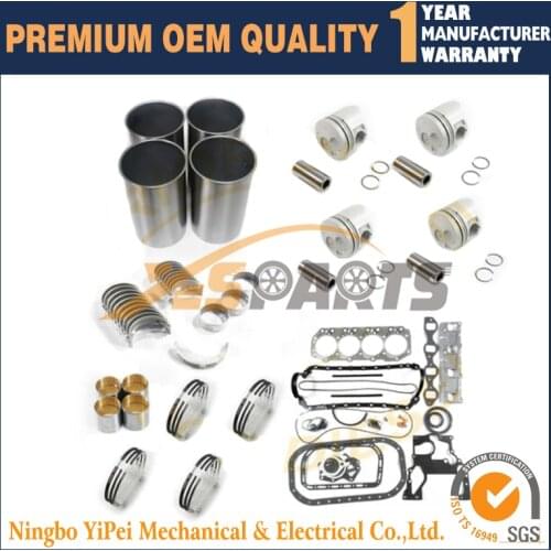Overhaul Rebuild Kit For Isuzu 4JG2 EngineTCM KOMATSU HYSTER Forklift Truck