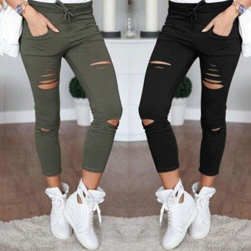 2021 Autumn New Style European and American Womens Clothing Hot Sale Hand-Worn Solid Color Pencil Leggings Fashion