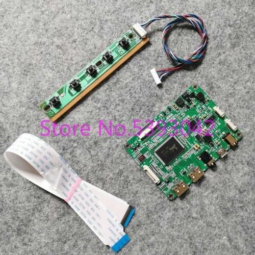 Fit N156HGA-EAB/EA3/EAL/EBB notebook PC 1920*1080 input micro USB 5V WLED mini eDP-30Pin LCD screen controller card DIY kit
