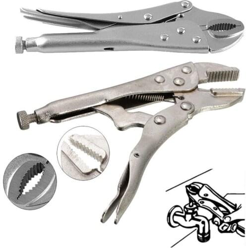 Pro Curved/Straight Jaw Lock Mole Plier Locking Vice Grips Hand Tools