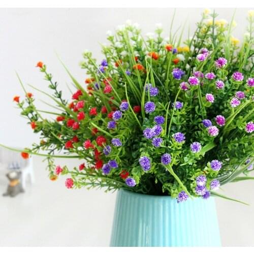 Multicolor Fake Plant Decor Artificial Flower Simulation Starry Wedding Home DIY Party Decoration Bouquet Arrangement