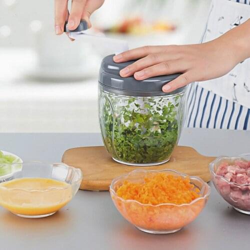 Manual Multi-function Chopper Hand-drawn Vegetable Processor Meat Grinder Kitchen Supplies Manual Food Processor