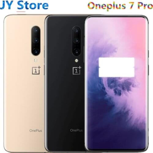 Global Oneplus 7 Pro Smartphone Oxygen Android Snapdragon 855 AMOLED Octa Core 6.67" 3120x1440 Curved Edge OTA 30W Mobile