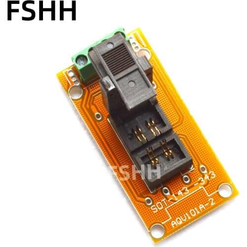 Clamshell SOT143 socket SOT-143 test socket Aging test socket With PCB terminal block