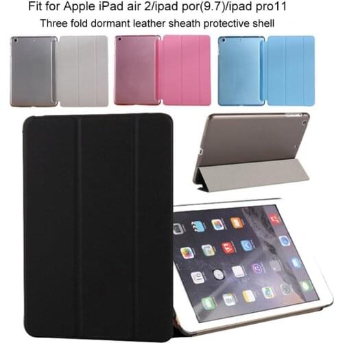 Universal Convenient Magnetic 3 Fold Stand Protective Case Cover for iPad Por 9.7/Air 2/Pro 11inch