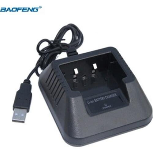 Baofeng UV-5R USB Desktop Battery Charger For Uv-5RA 5RE Parts Tabletop Li-Ion Charger Baofeng Walkie Talkie Accessories