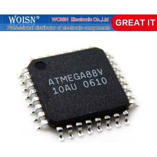 2pcs/lot ATMEGA88PA-AU ATMEGA88PA ATMEGA88-20AU ATMEGA88V-10AU ATMEGA88 QFP-32 In Stock