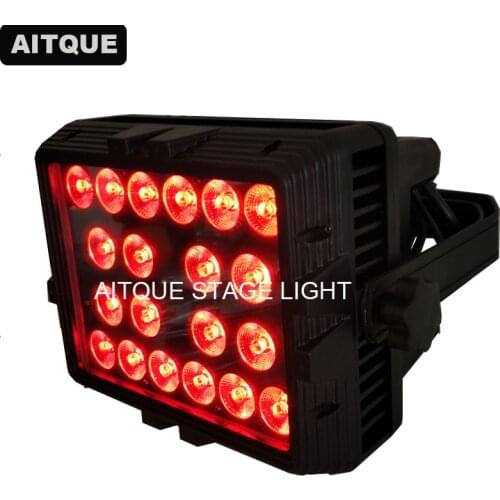 6pcs Spotlight LED Street Architecture outdoor wall light fixtures 20x15w rgbaw ip65 dmx512 wall washer light