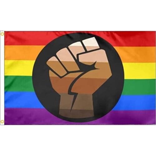 60X90 90X150cm Rainbow Flag Homosexual LGBTQ Pride Gay Lesbian FIST Rights