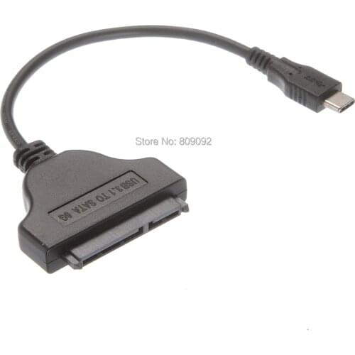 USB-C USB 3.1 Type C To SATA 22pin Cable Type-C Cable Adapter External HDD 2.5" Hard Drive Disk Converter For Macbook
