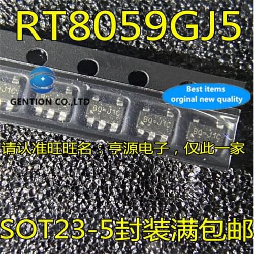 50Pcs RT8059 RT8059GJ5 Silkscreen BQ= BO= DC converter chip in stock 100% new and original