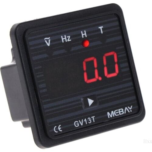 GV13T AC220V Diesel Generator Digital Voltmeter Frequency Hour Test Panel Meter OOTDTY