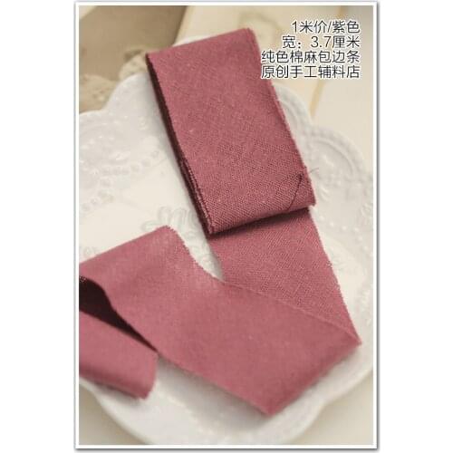 Dailylike Cotton Ribbons Cotton Strips Fabric Ribbon Patchwork Textile for Wrapping Fabric Edges Sewing Fabric DIY Gift Wrapping