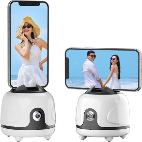Tracking Holder Smart Shoot 360 Degree Auto-Face Tracking Selfie Stick for Phone Tablet Camera Mount Tripod Stand for Live Video